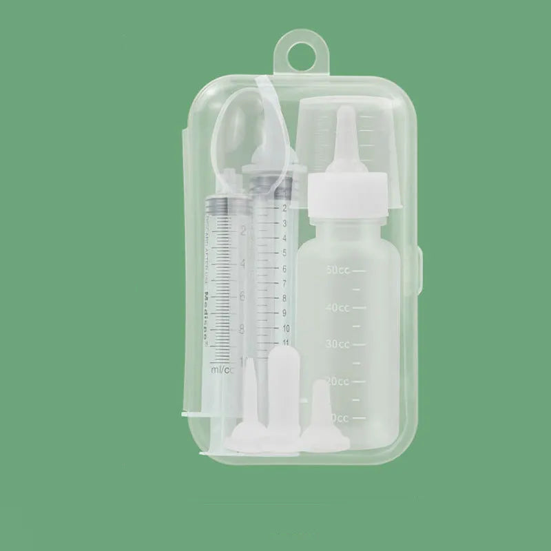 Newborn Pet Feeding Bottle and Pacifier Set