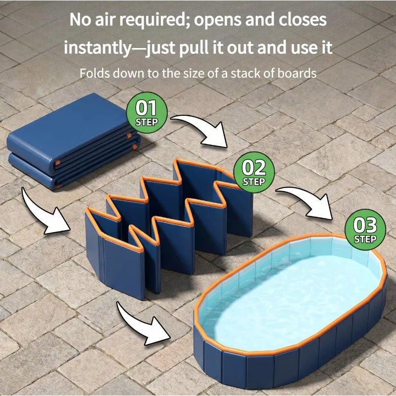 Easy-Set Backyard Swimming Pool