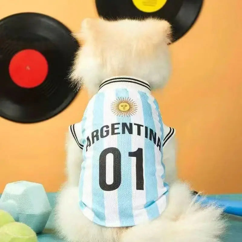 Dog & Cat Football Jersey Vest