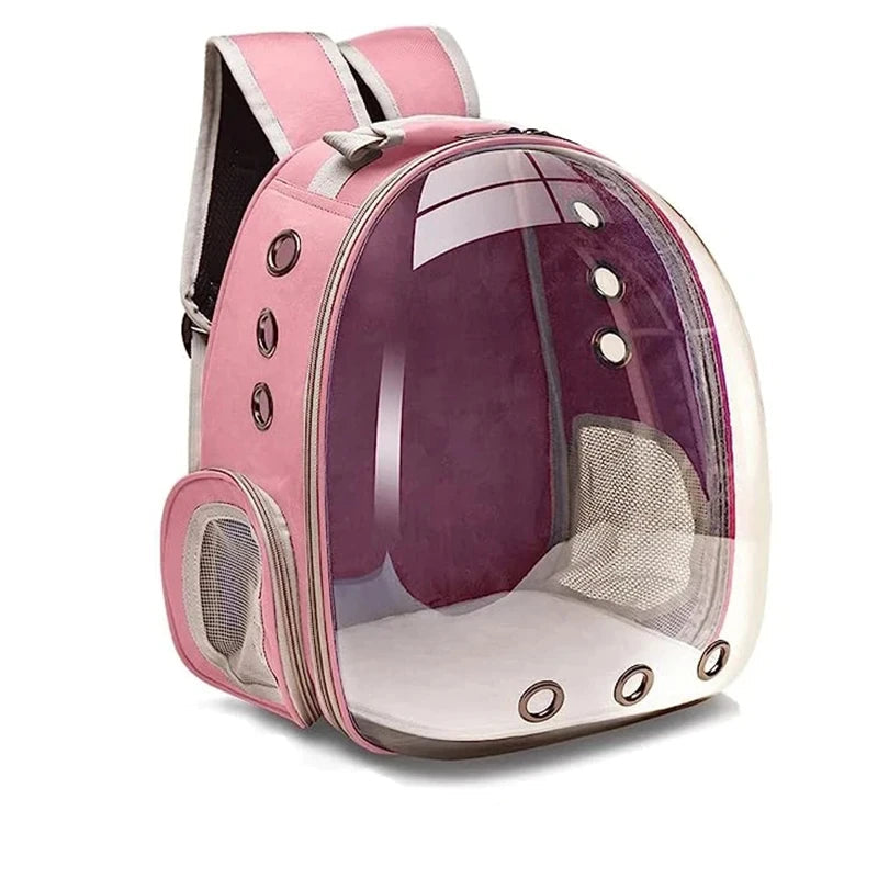 Pet Transparent Carrier Capsule Design Backpack