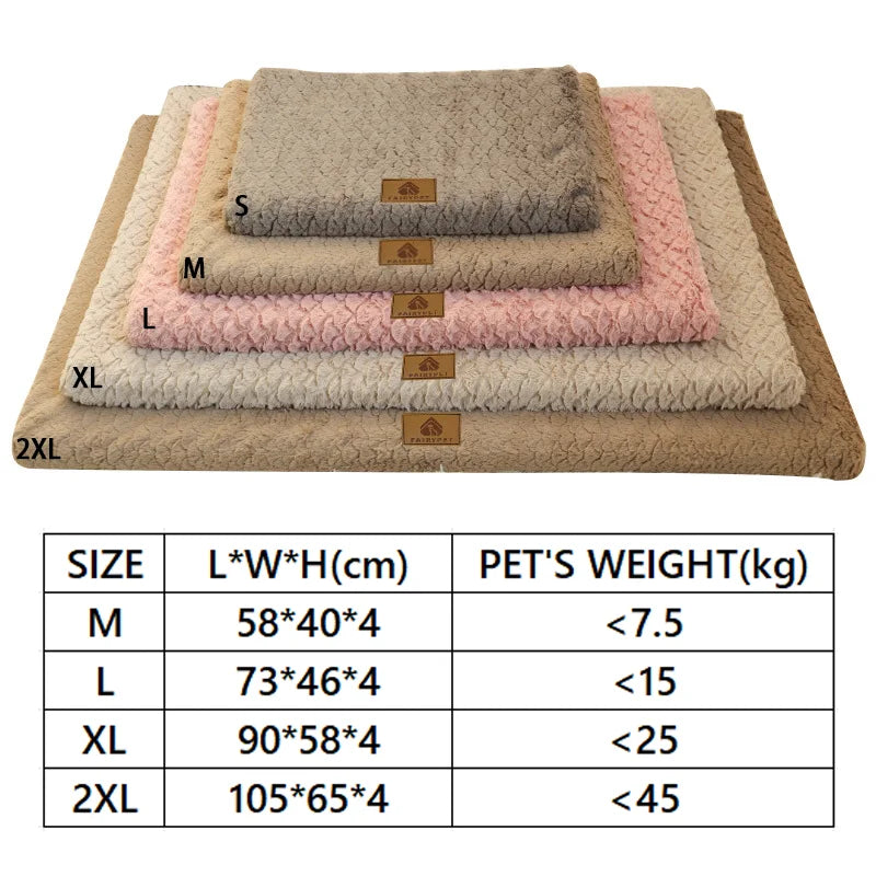 Washable 3D Foam Dog Crate Bed