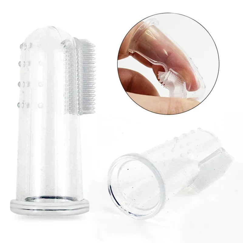 Super Soft Silica Gel Pet Finger Toothbrush