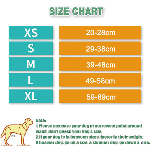 High Absorbency Male Dog Belly Bands for dogs