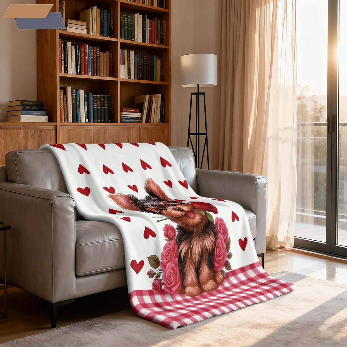 Printed Yorkshire Flannel Cover Blanket