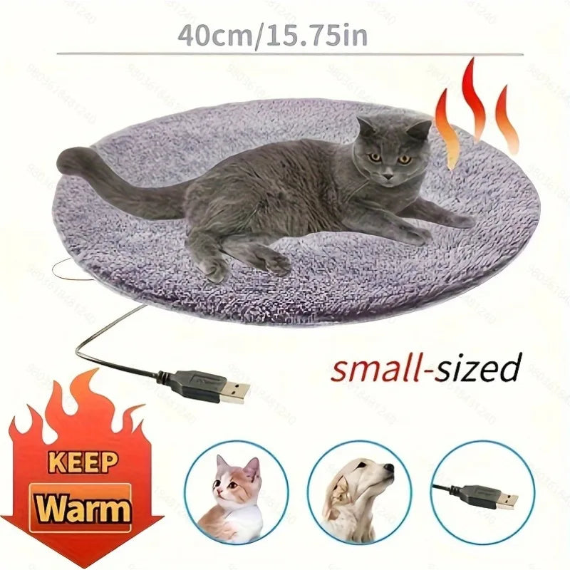 Heated Pet Bed Mat for Cosy Rest