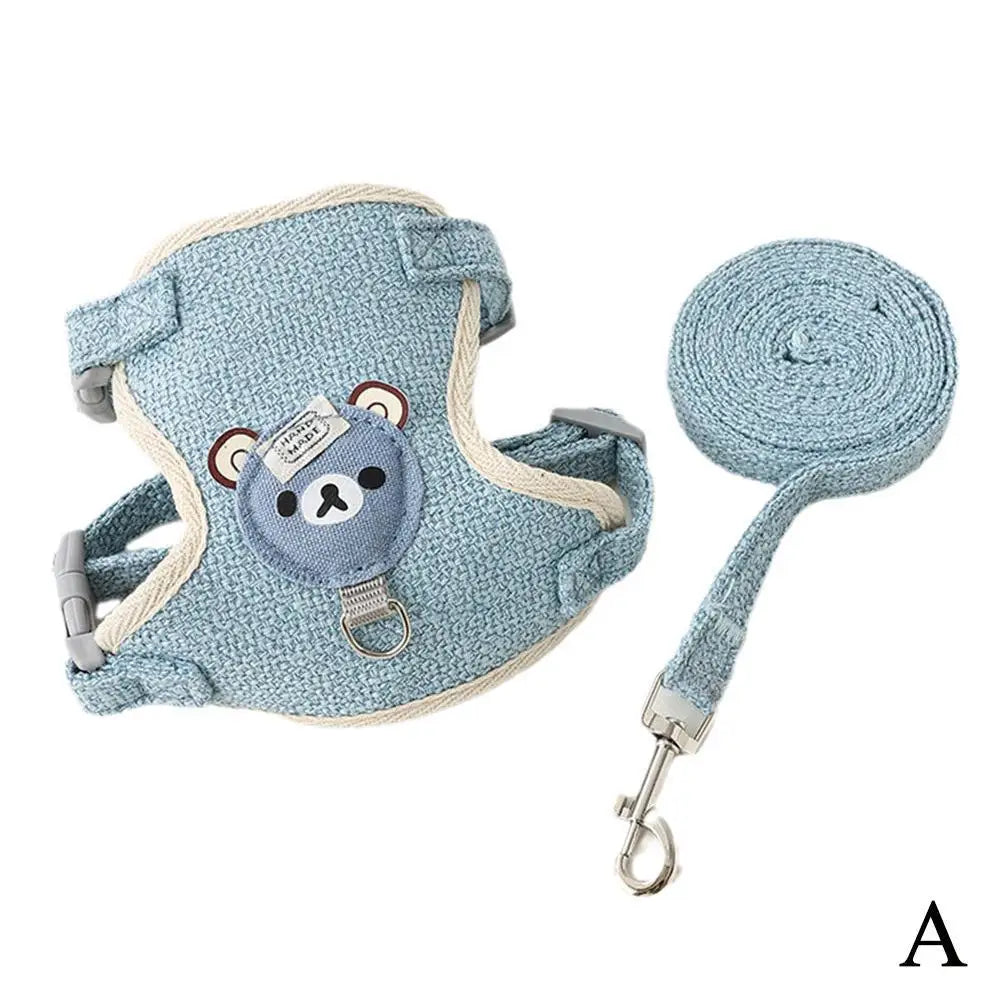 Adjustable Pet Harness and Leash Set