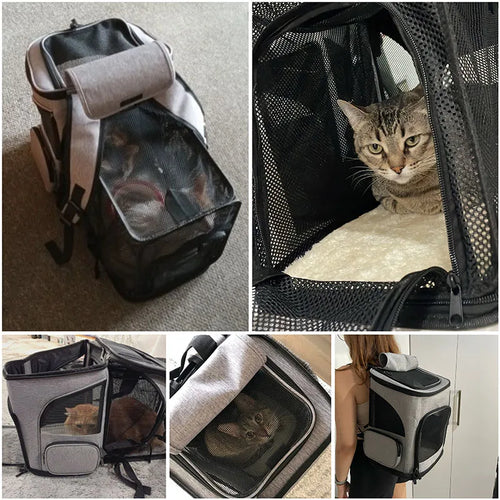 Foldable Pet Carrier Transport Travel Bag, part of the RPBA Shop range for pets