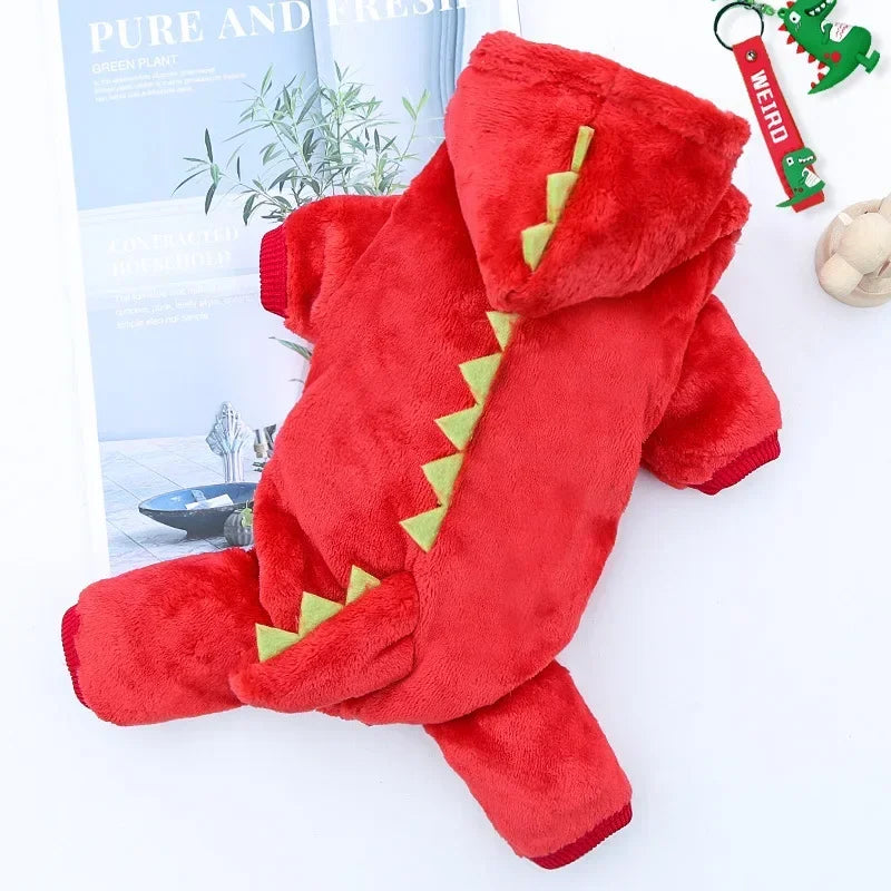 Pet Dinosaur Jumpsuit for Winter
