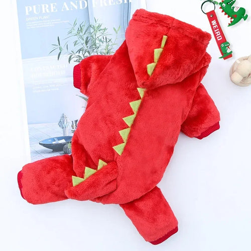 Pet Dinosaur Jumpsuit for Winter