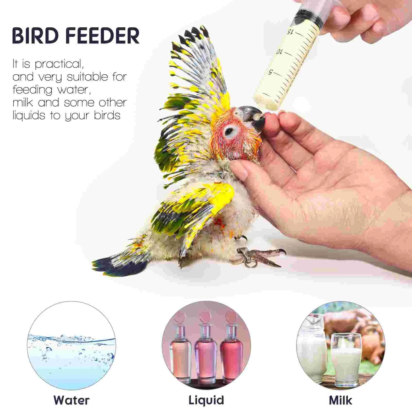 3pcs Set Feeding Syringe for Small Animals