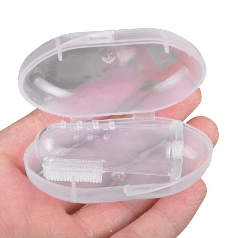 Super Soft Silica Gel Pet Finger Toothbrush