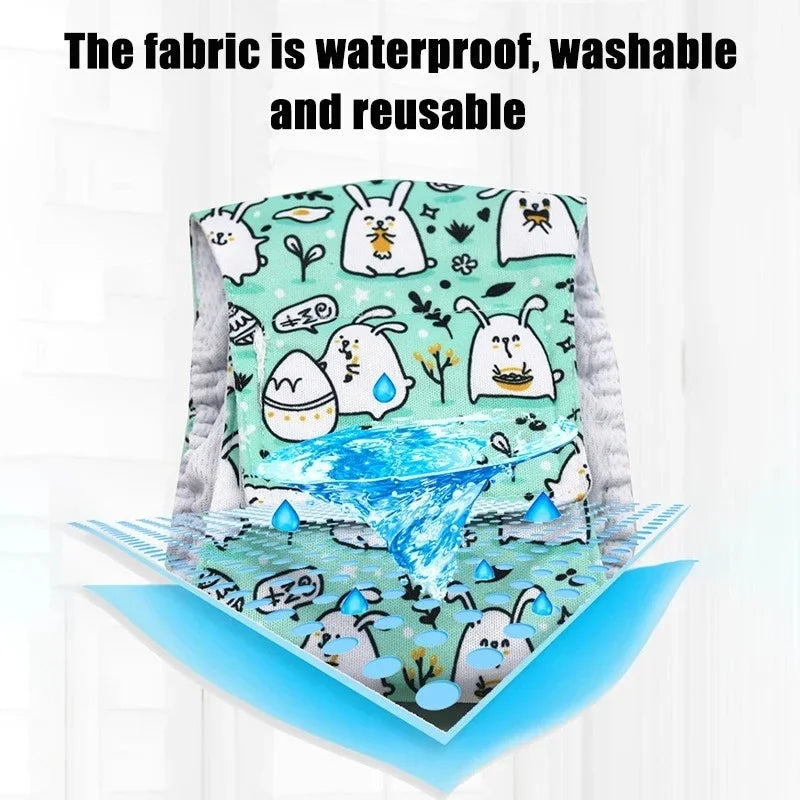 Washable and Reusable Dog Cotton Diapers