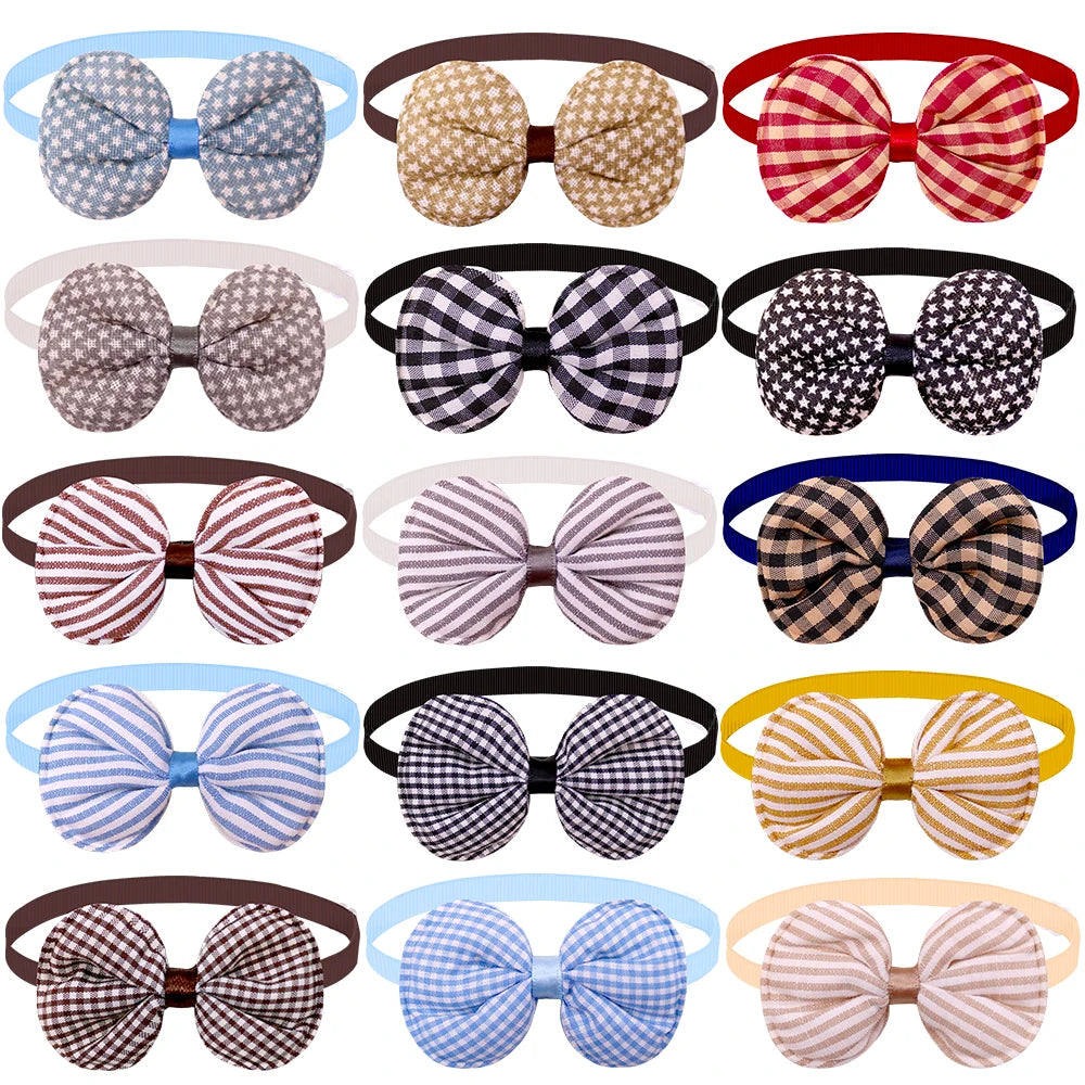 10pcs Bow Tie Dog Collar