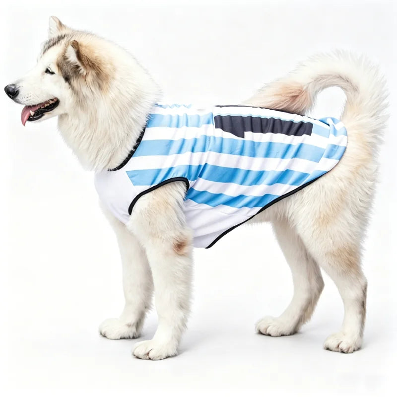 Quick Dry Mesh Pet Soccer Jersey
