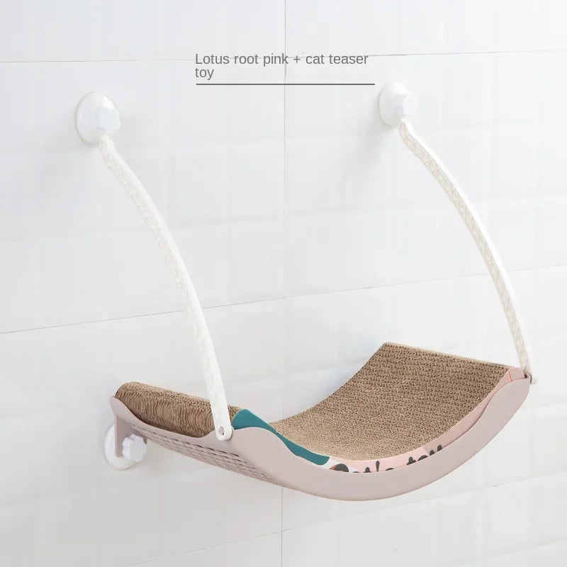 Cat Window Hammock with Fleece Cushion