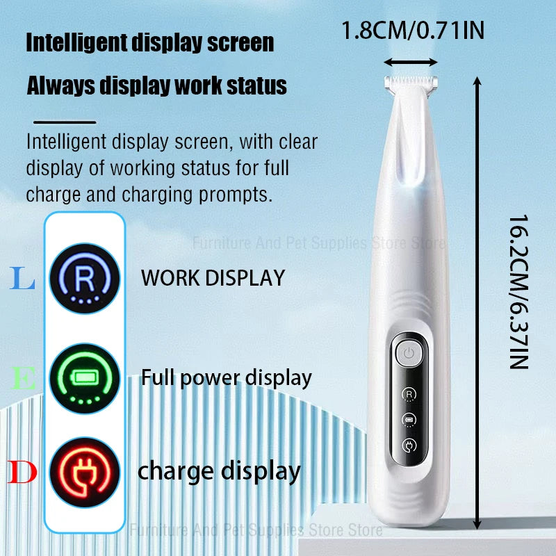 New Pet Paw Trimmer with LED Light