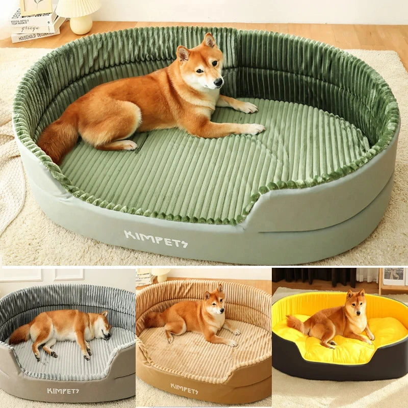 Luxury Coral Fleece Pet Bed