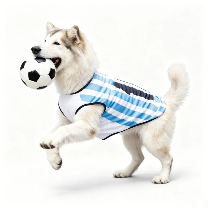 Quick Dry Mesh Pet Soccer Jersey