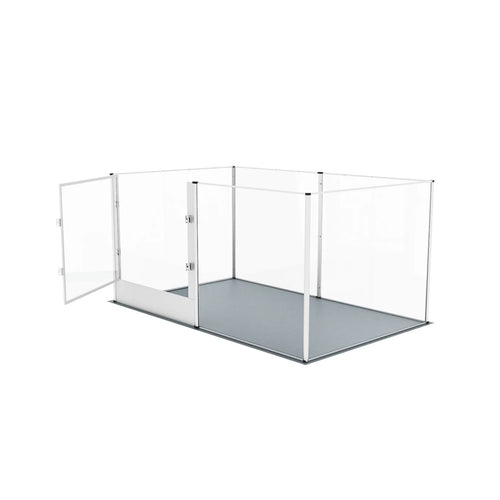 6-Panel Acrylic Dog Playpen with Waterproof Mat available from RPBA Shop