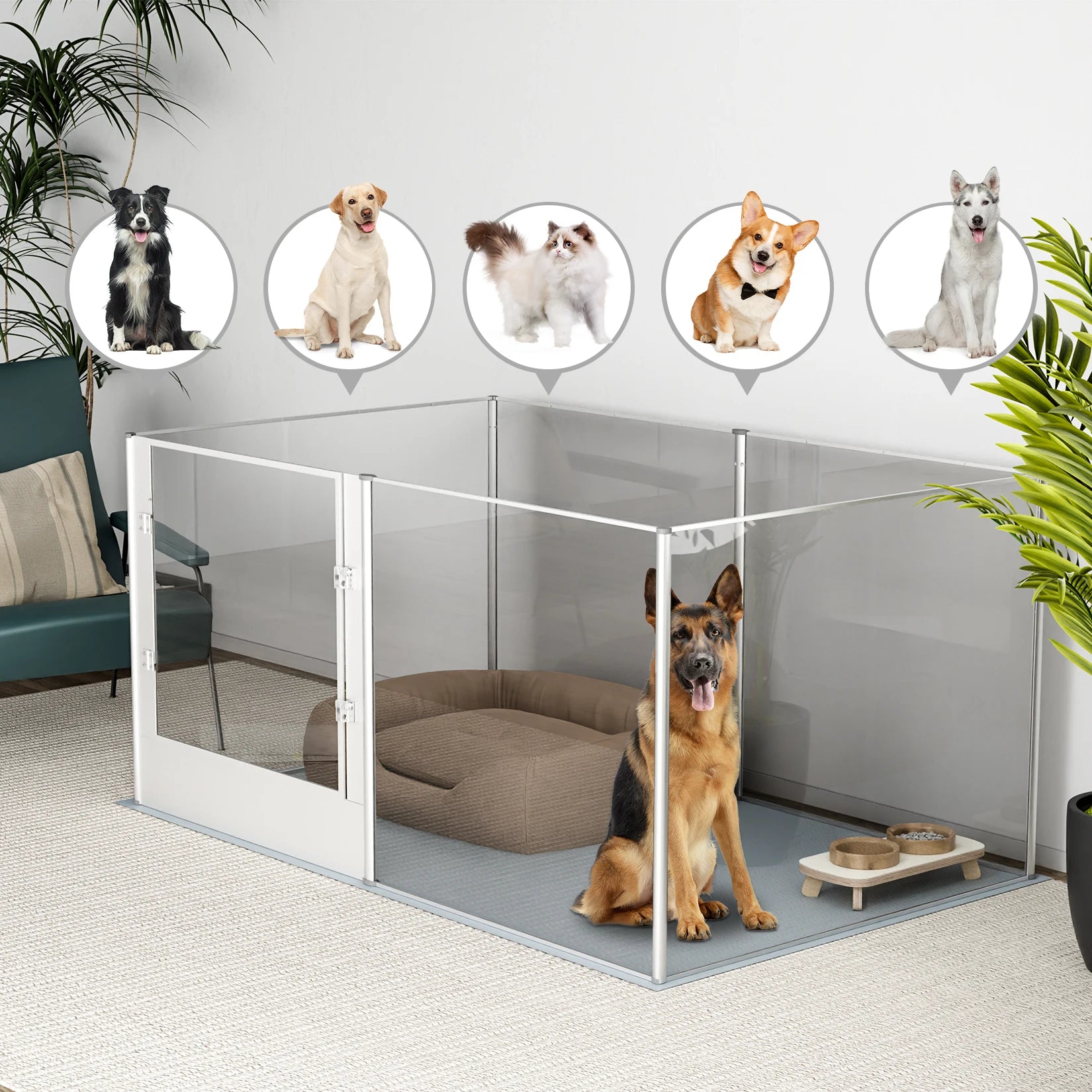 Acrylic Playpen Fence  for Pets