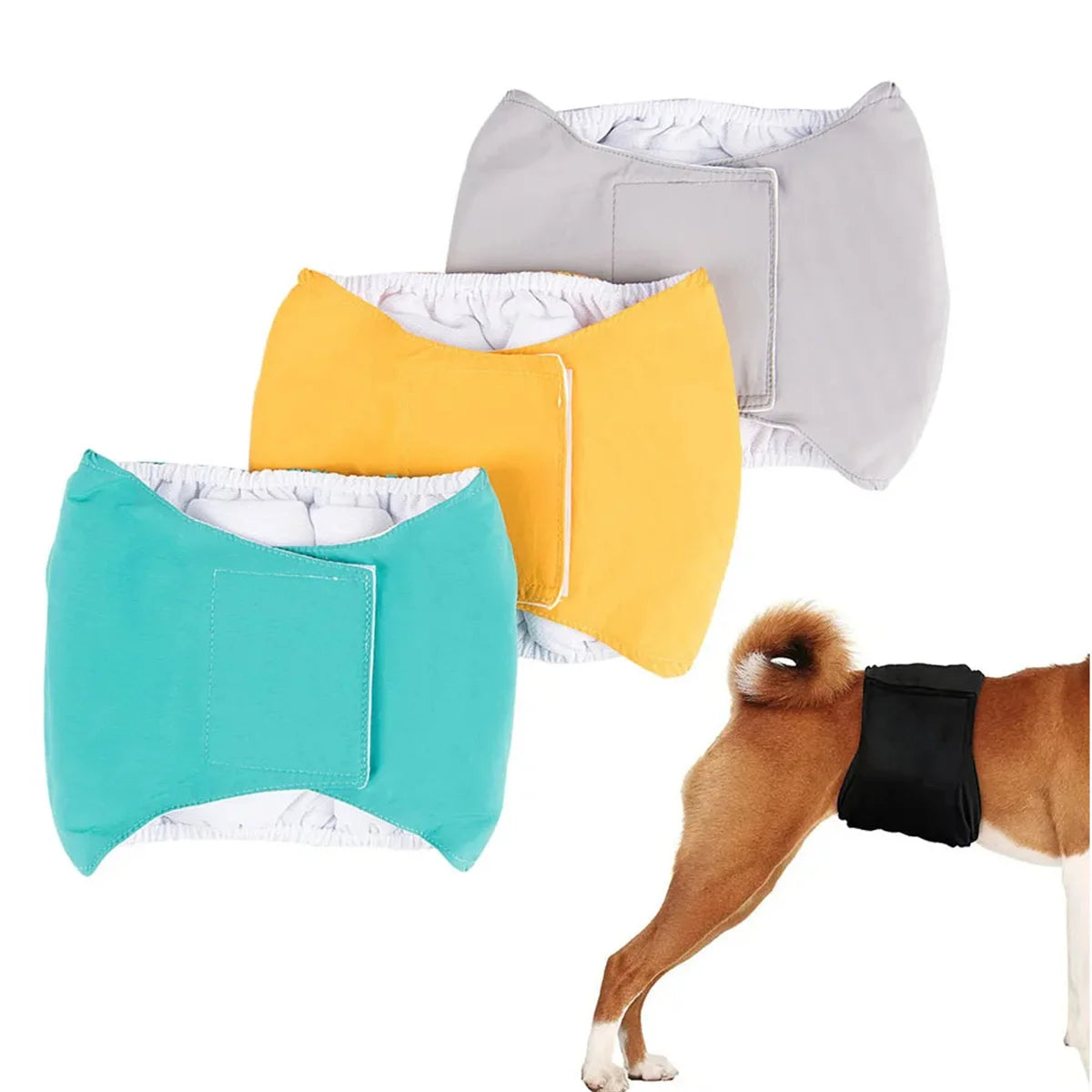 Reusable Male Dog Diaper Wraps