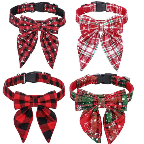 Christmas Bow Collars for Pets available from RPBA Shop