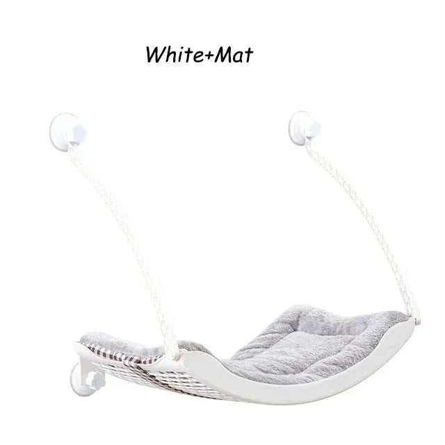Cat Window Hammock with Fleece Cushion