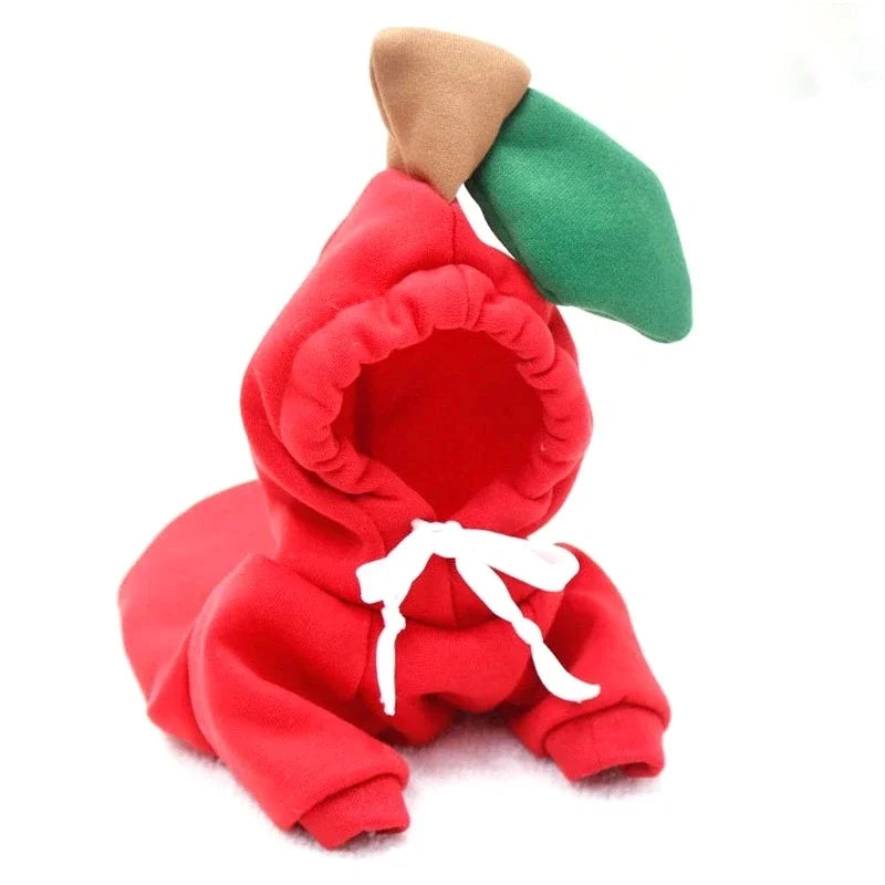 Fruit Fleece Hoodie for Small Dogs and Cats