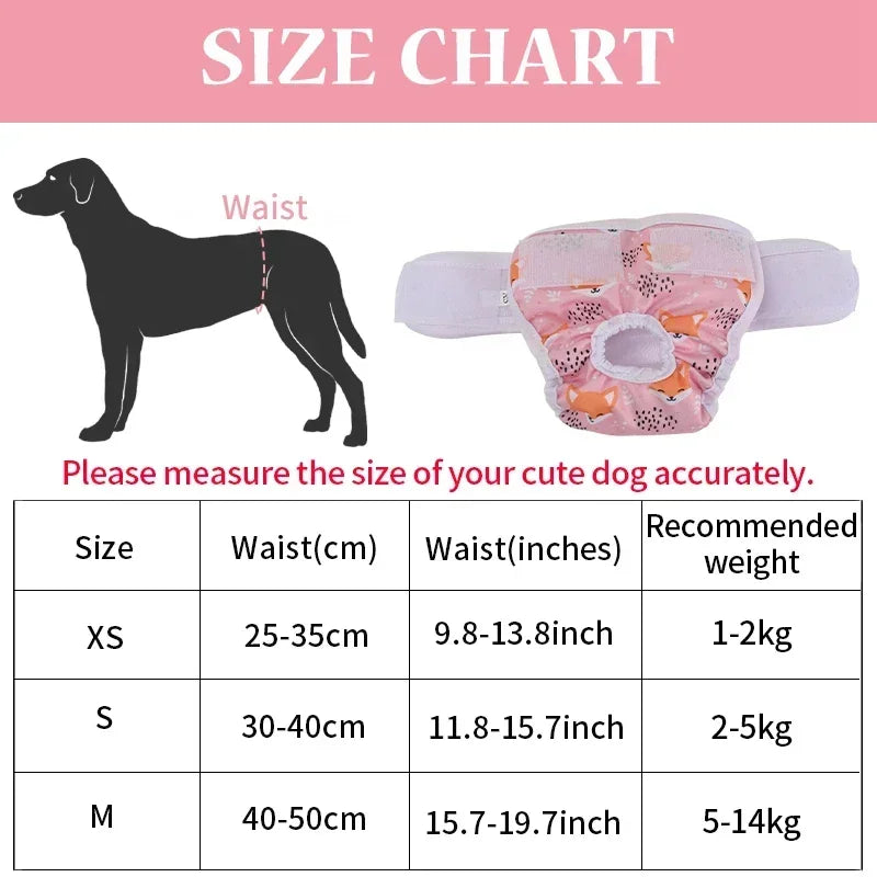 Washable Female Dog Wraps