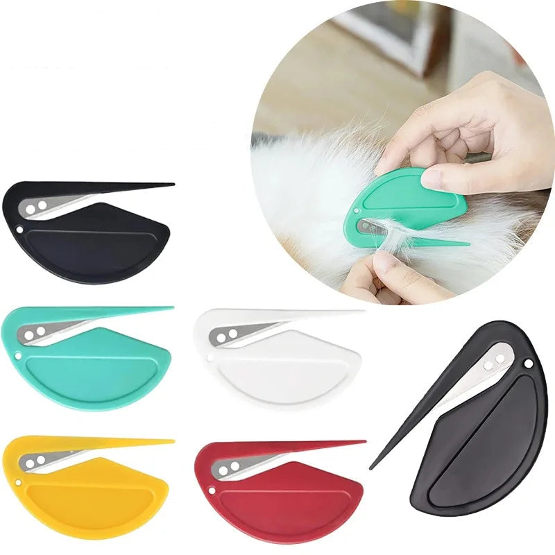 Multicolour Pet Knot Cutter Hair Remover