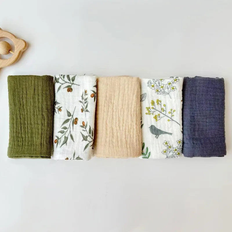 Detail of the Soft Cotton Face Bath Handkerchief Towel Set