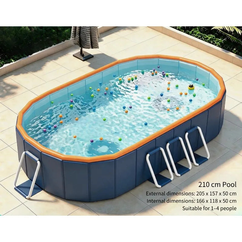Easy-Set Backyard Swimming Pool