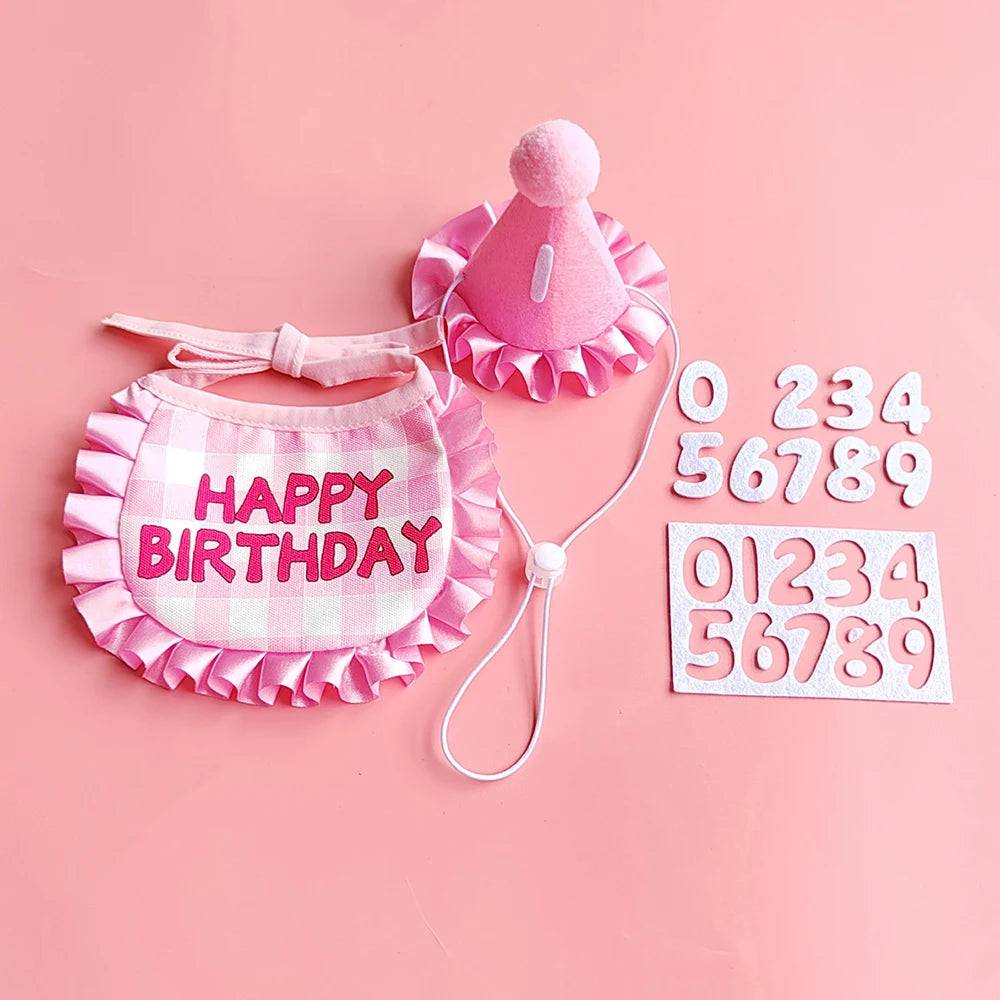 Doggy Birthday Outfit Set