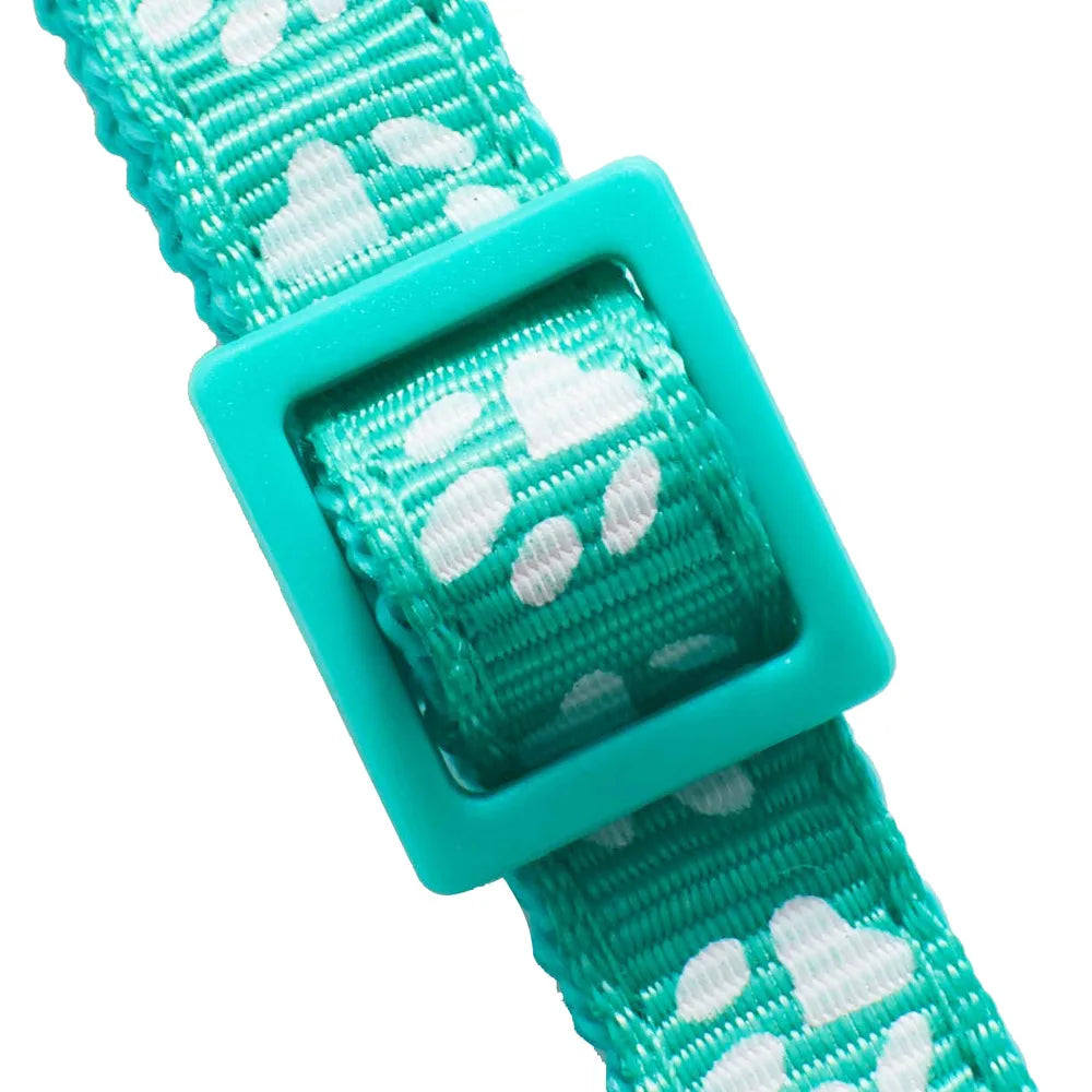 Colourful Cartoon Cat Collar with Bell