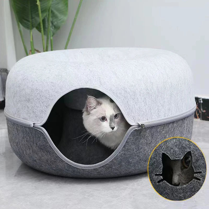 Donut Pet Cat Bed