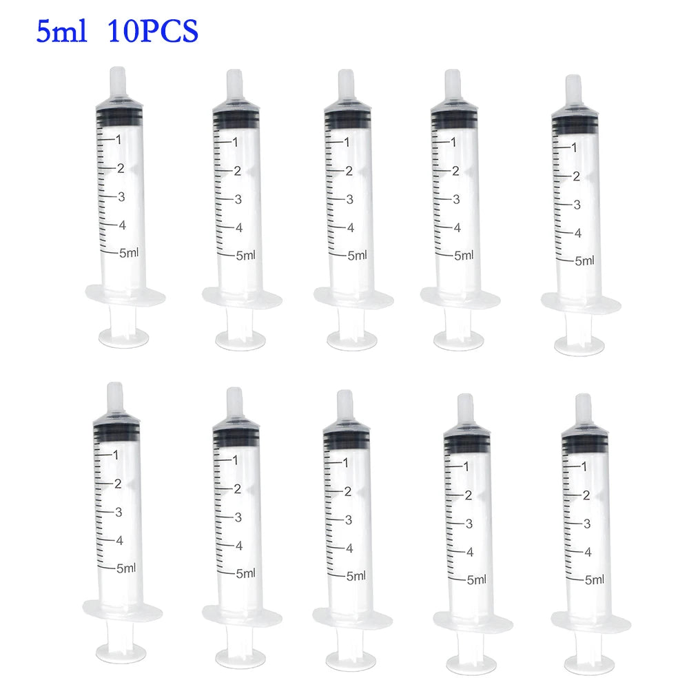 10pcs Plastic Syringe Set (1ml-10ml)