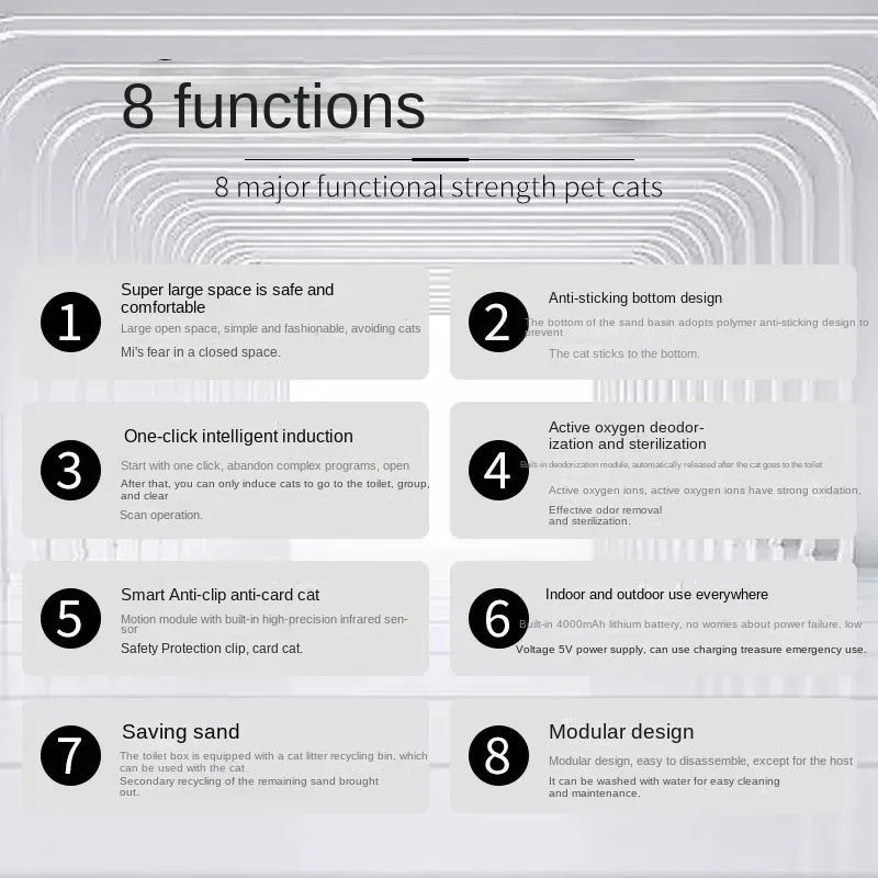 Smart Electric Cat Litter Box