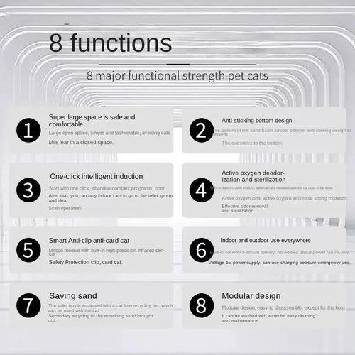 Smart Electric Cat Litter Box
