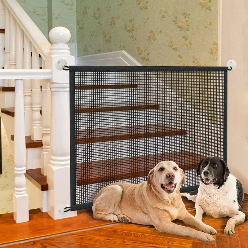 Pet Dog Mesh Safety Fence with Hooks