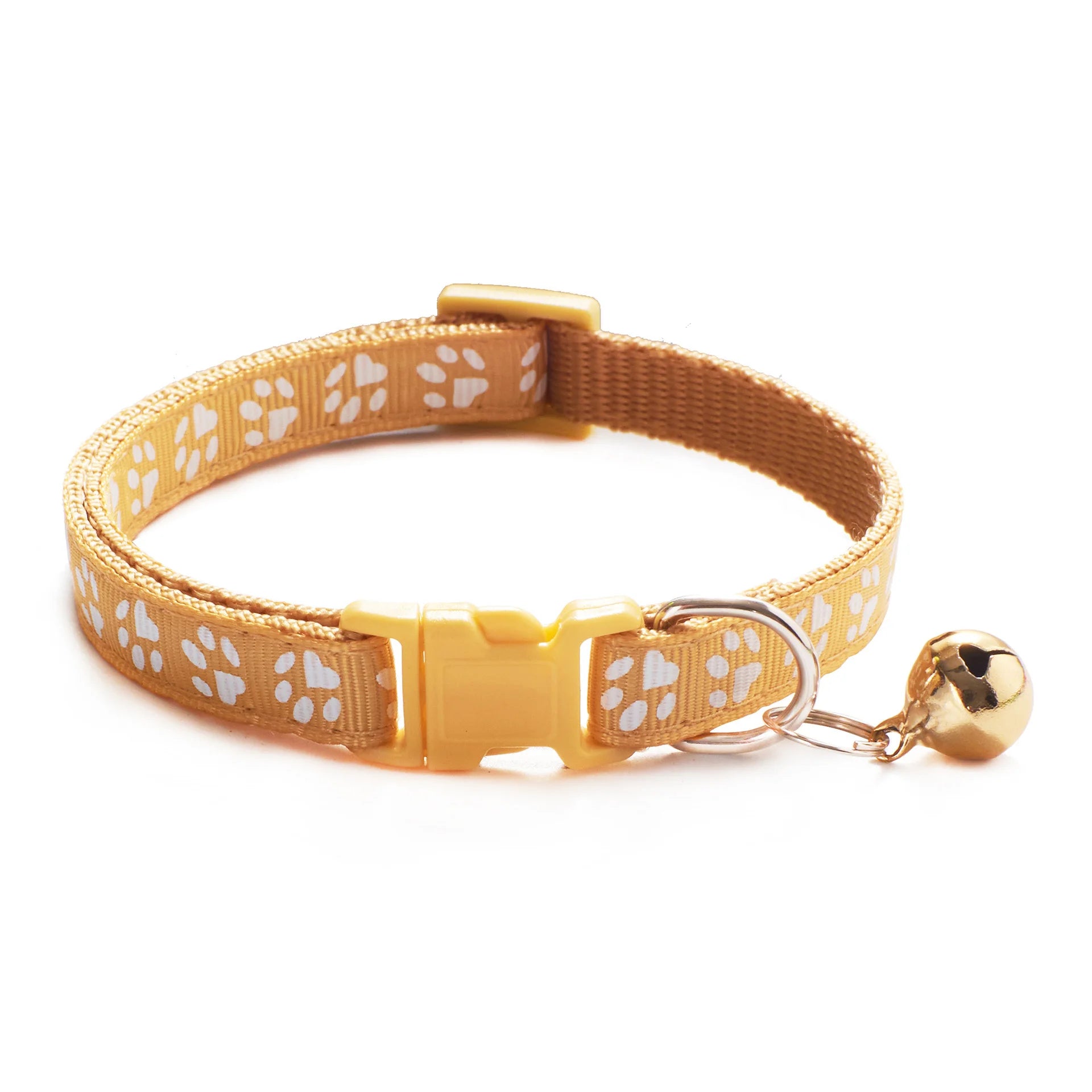 Colourful Cartoon Cat Collar with Bell