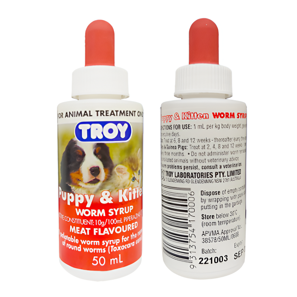 Troy Puppy and Kitten Worming Syrup