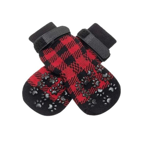 4-Piece Set of Christmas Inspired Dog Socks available from RPBA Shop