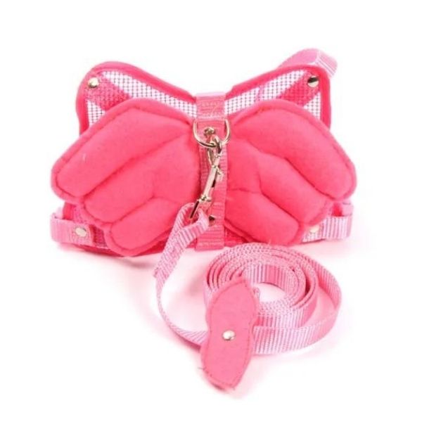 Angel Wing Dog Harness & Leash Set