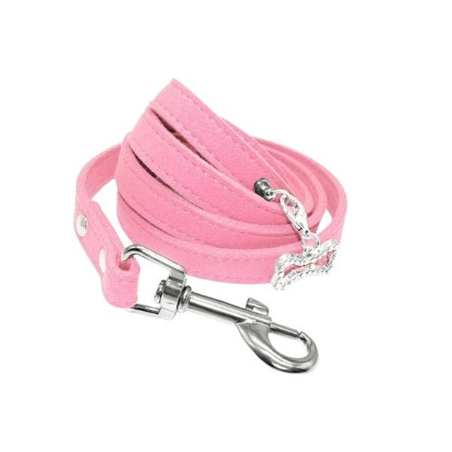 Soft Suede Leather Small Pastel Dog Leash available from RPBA Shop