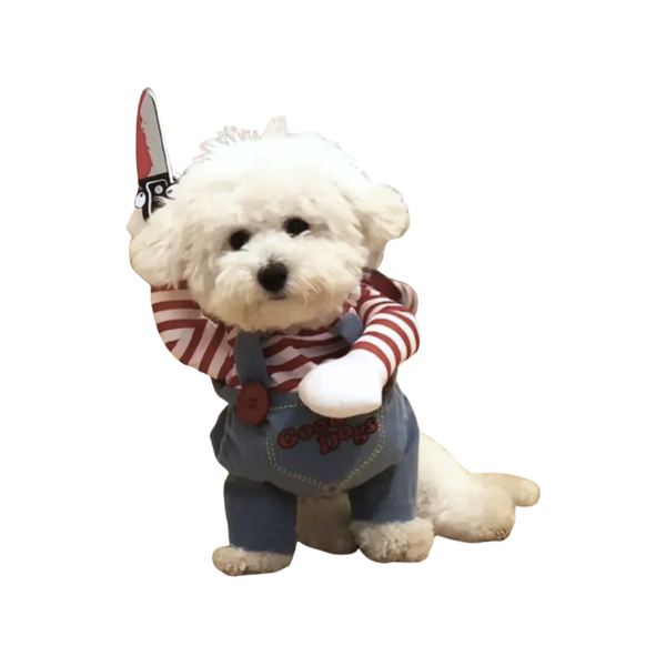 Scary Chucky Dog Costume