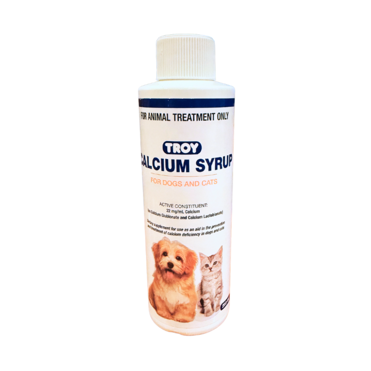 Troy Calcium Syrup: Essential Nutrition for Growing and Nursing Pets