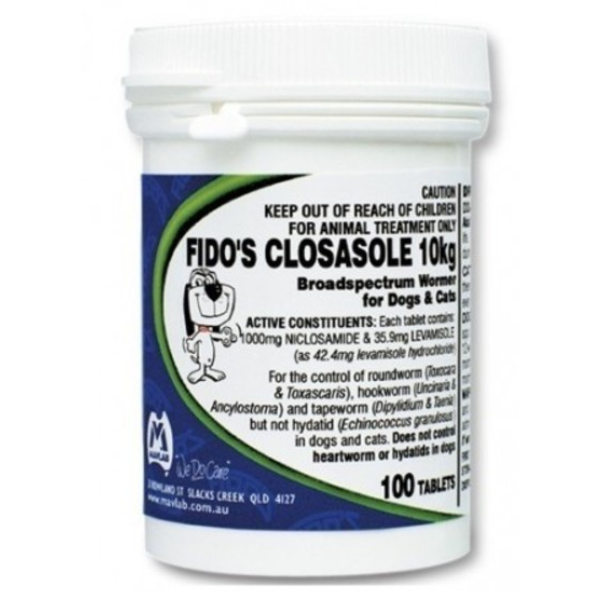 Fidos Closasole Wormer for Pets