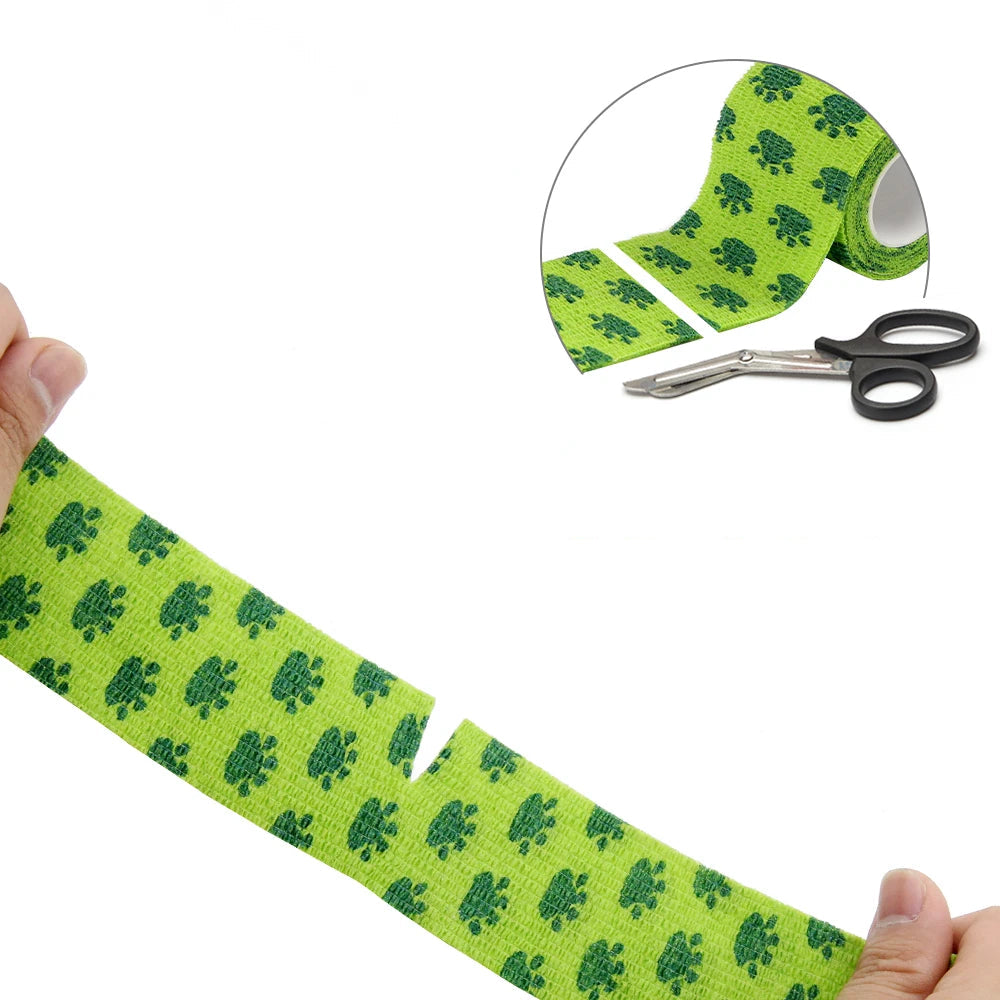 Printed Elastic Bandage Self Adhering Wrap