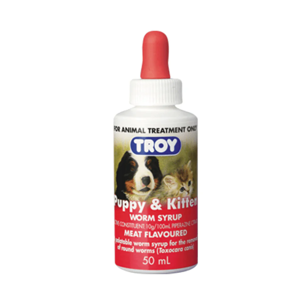 Troy Puppy and Kitten Worming Syrup