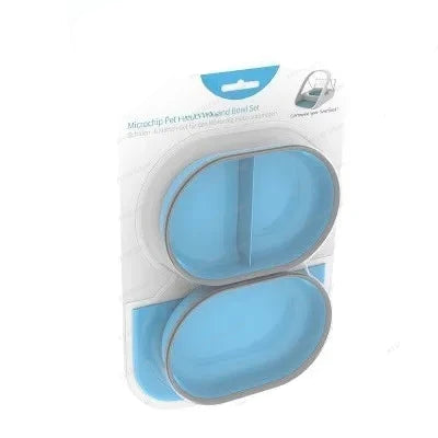 Blue RFID automatic pet feeder